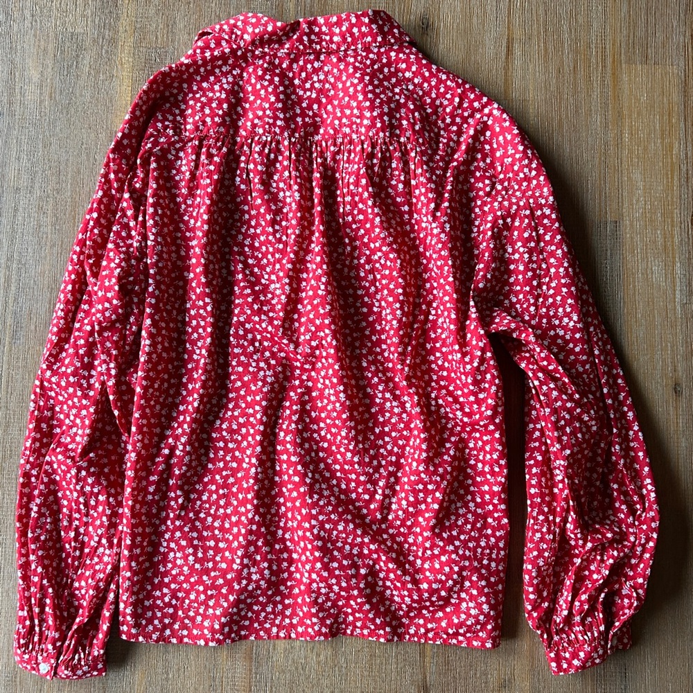 GAP Relaxed Button-Front Blouse, NWT - Picture 12 of 12